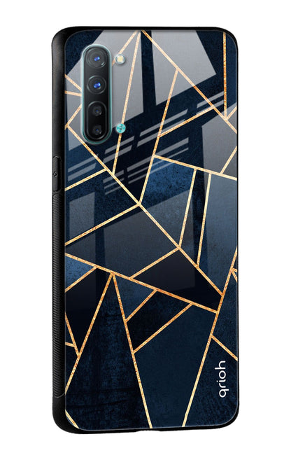 Abstract Tiles Glass case for Oppo Reno3