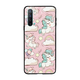 Balloon Unicorn Oppo Reno3 Glass Cases & Covers Online