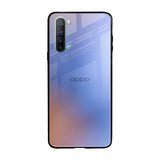 Blue Aura Oppo Reno 3 Glass Back Cover Online