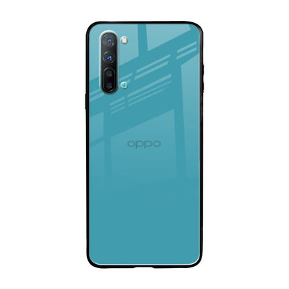 Oceanic Turquiose Oppo Reno 3 Glass Back Cover Online