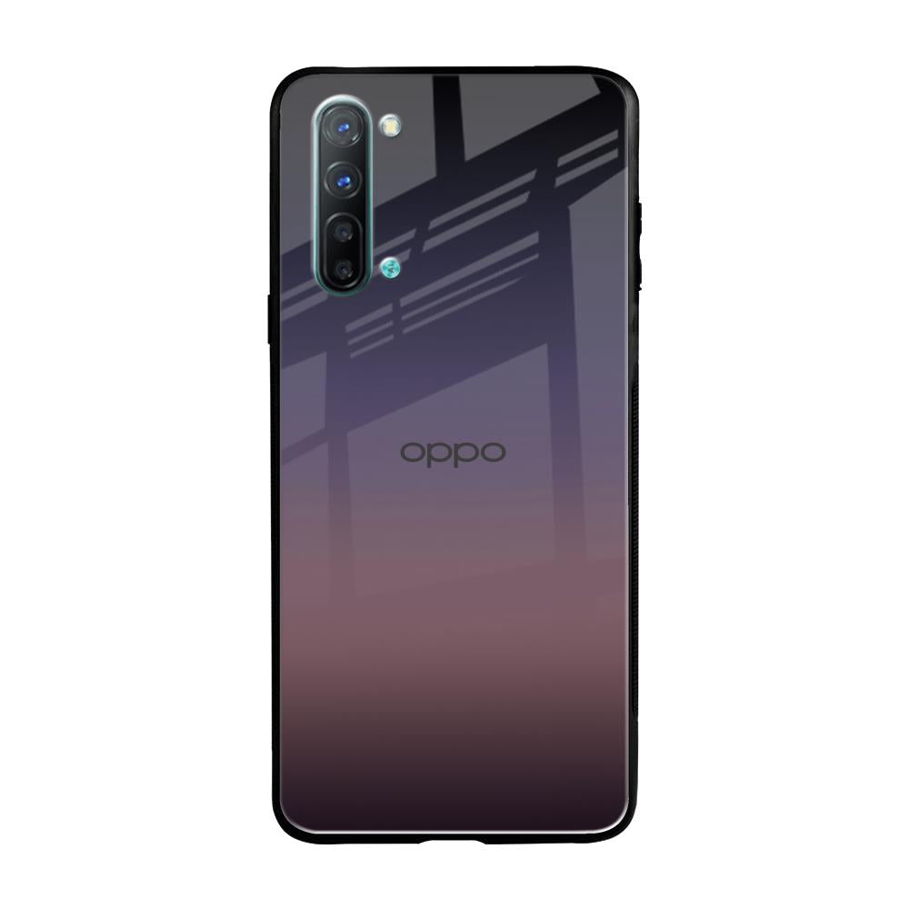 Grey Ombre Oppo Reno 3 Glass Back Cover Online