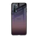 Grey Ombre Oppo Reno 3 Glass Back Cover Online