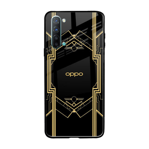Sacred Logo Oppo Reno 3 Glass Back Cover Online