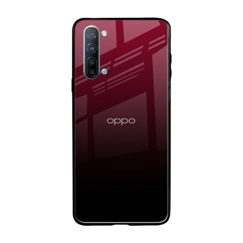 Wine Red Oppo Reno 3 Glass Back Cover Online