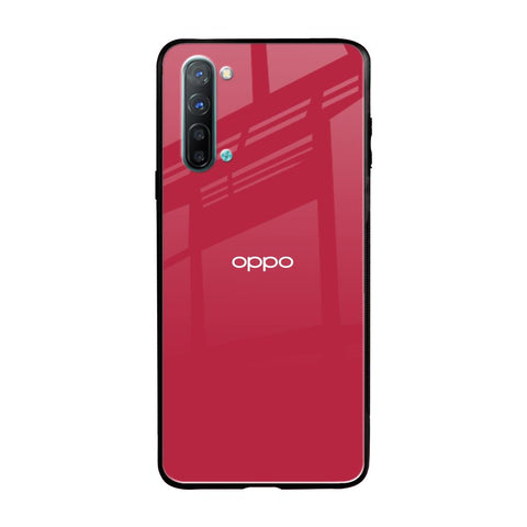 Solo Maroon Oppo Reno 3 Glass Back Cover Online
