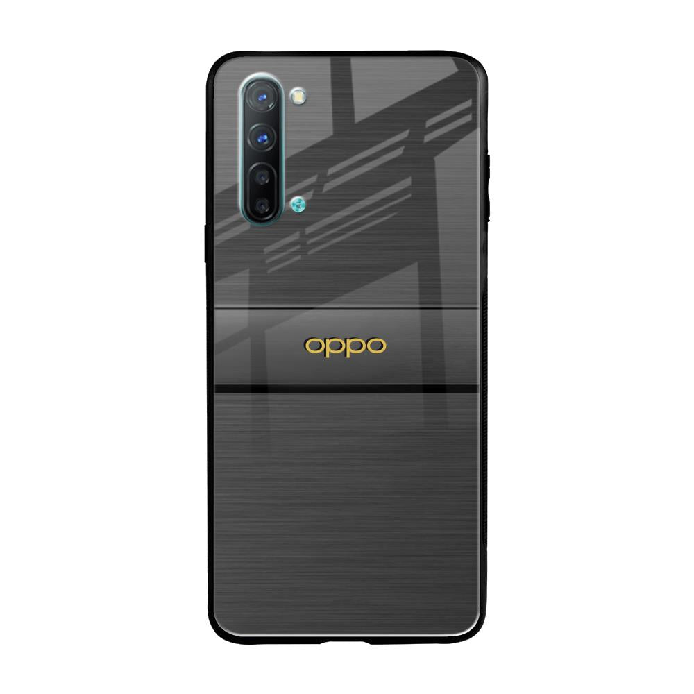 Grey Metallic Glass Oppo Reno 3 Glass Back Cover Online
