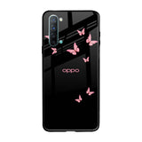 Fly Butterfly Oppo Reno 3 Glass Back Cover Online