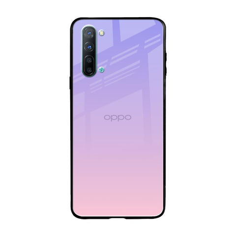 Lavender Gradient Oppo Reno 3 Glass Back Cover Online