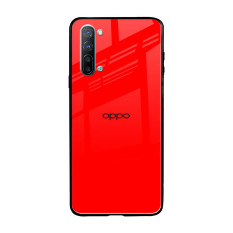 Blood Red Oppo Reno 3 Glass Back Cover Online