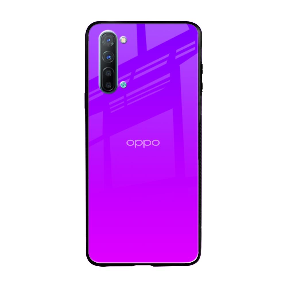 Purple Pink Oppo Reno 3 Glass Back Cover Online