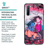 Radha Krishna Art Glass Case for Oppo Reno 3