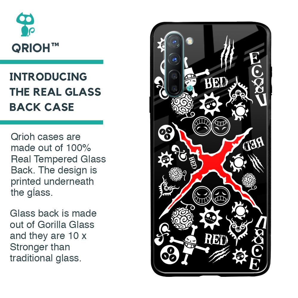 Red Zone Glass Case for Oppo Reno 3