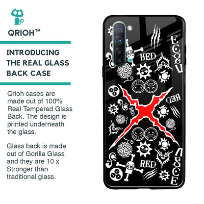 Red Zone Glass Case for Oppo Reno 3