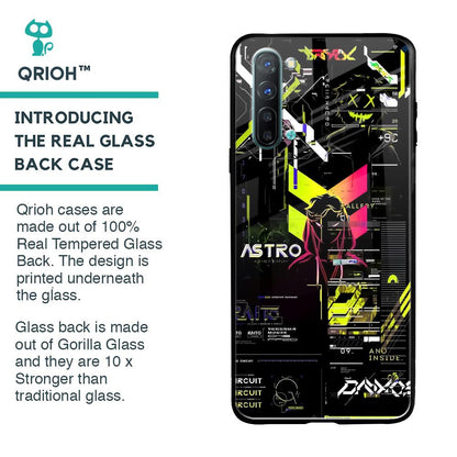 Astro Glitch Glass Case for Oppo Reno 3