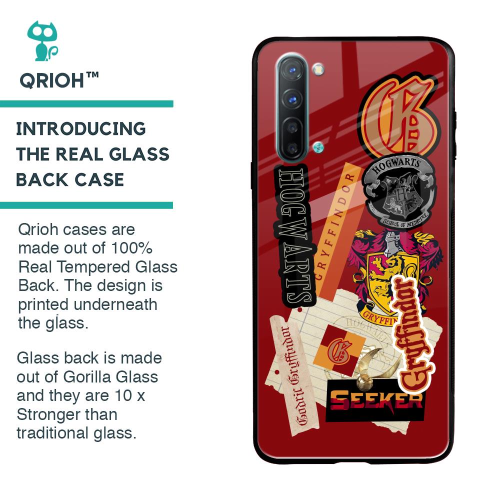 Gryffindor Glass Case for Oppo Reno 3