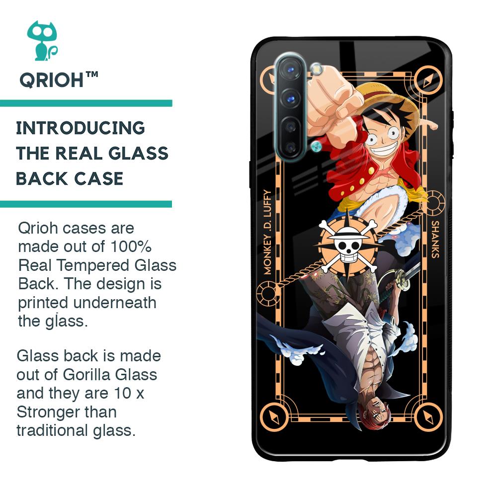 Shanks & Luffy Glass Case for Oppo Reno 3