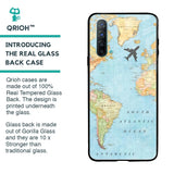 Travel Map Glass Case for Oppo Reno 3