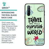 Travel Stamps Glass Case for Oppo Reno 3