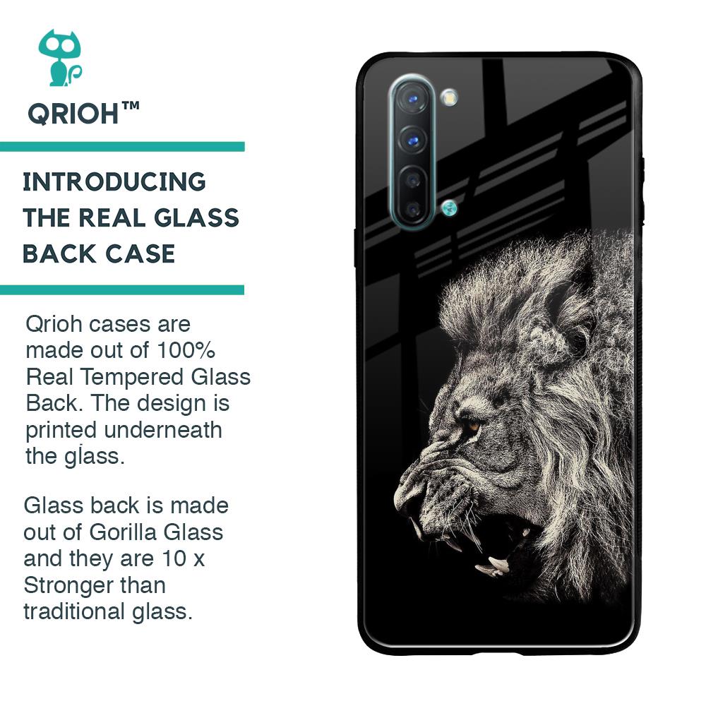Brave Lion Glass case for Oppo Reno 3