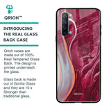 Crimson Ruby Glass Case for Oppo Reno 3