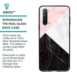 Marble Collage Art Glass Case For Oppo Reno 3