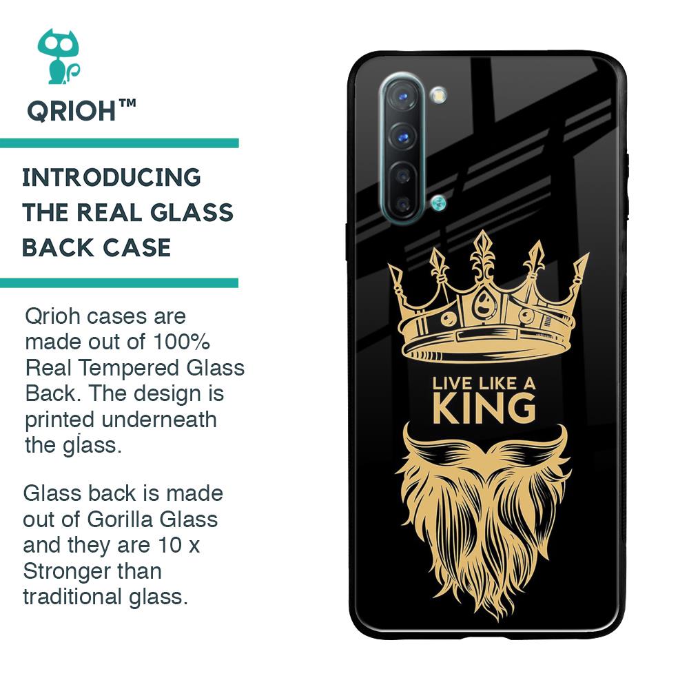 King Life Glass Case For Oppo Reno 3