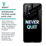 Never Quit Glass Case For Oppo Reno 3