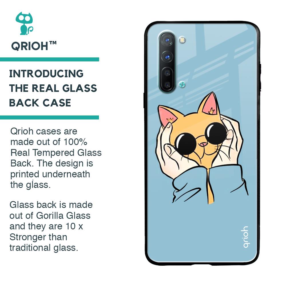 Adorable Cute Kitty Glass Case For Oppo Reno 3