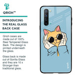 Adorable Cute Kitty Glass Case For Oppo Reno 3
