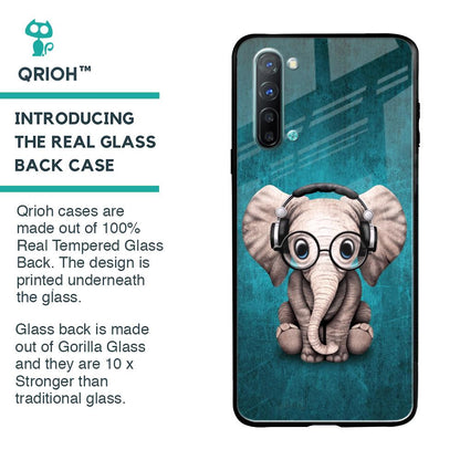 Adorable Baby Elephant Glass Case For Oppo Reno 3