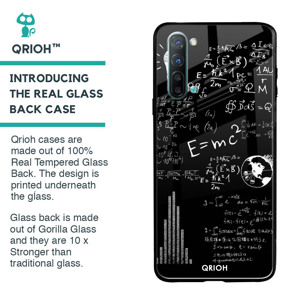 Funny Math Glass Case for Oppo Reno 3
