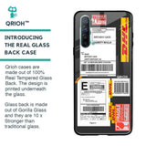 Cool Barcode Label Glass case For Oppo Reno 3