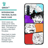 Anime Sketch Glass Case for Oppo Reno 3
