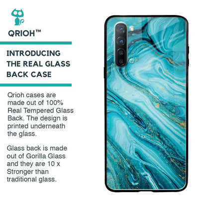 Ocean Marble Glass Case for Oppo Reno 3