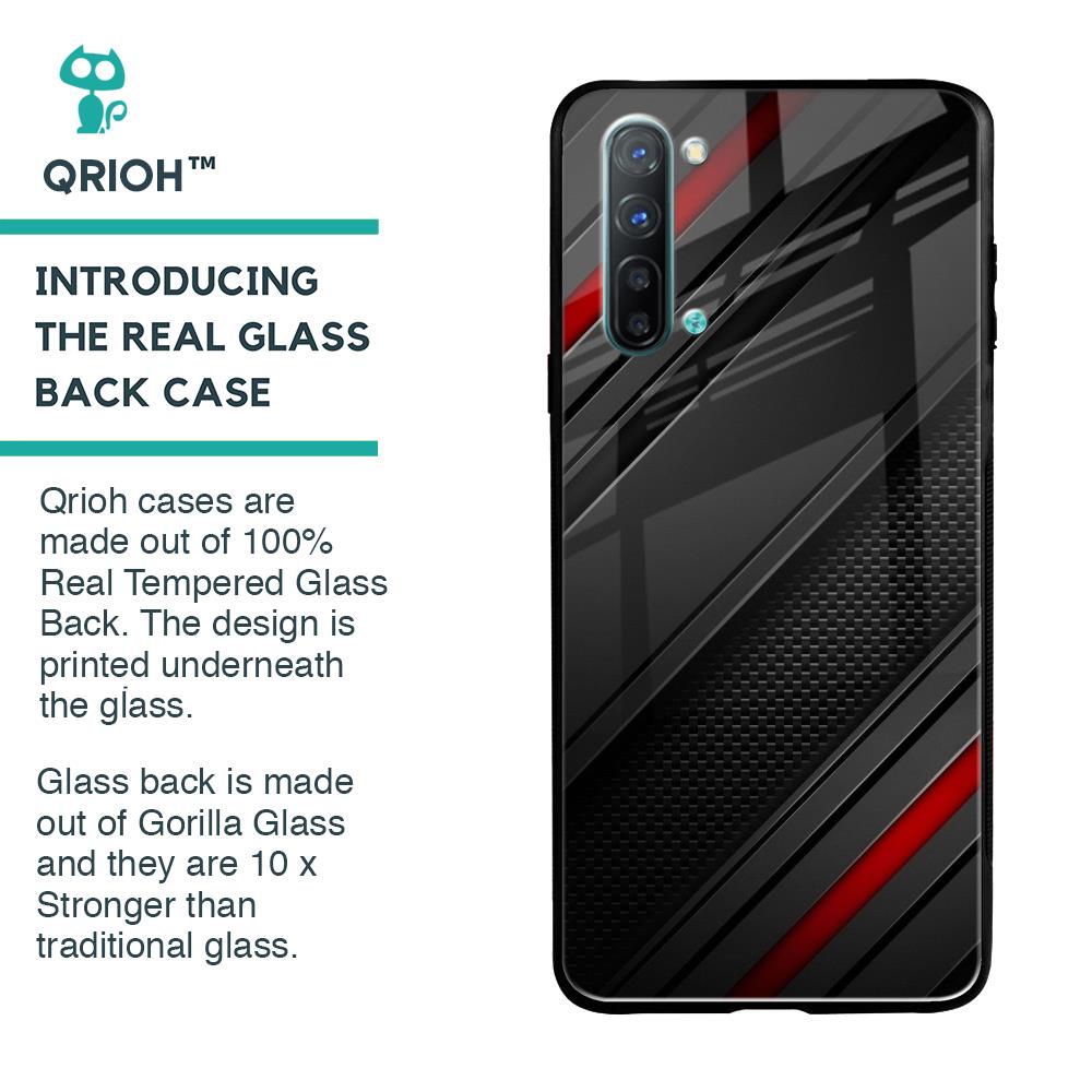 Modern Abstract Glass Case for Oppo Reno 3