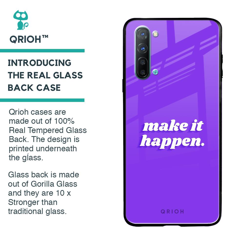 Make it Happen Glass Case for Oppo Reno 3