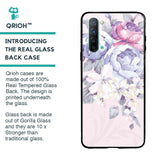 Elegant Floral Glass case for Oppo Reno 3