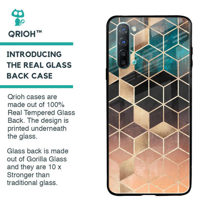 Bronze Texture Glass Case for Oppo Reno 3