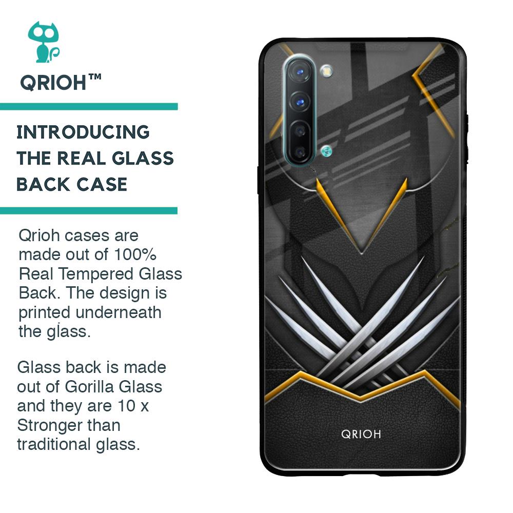 Black Warrior Glass Case for Oppo Reno 3