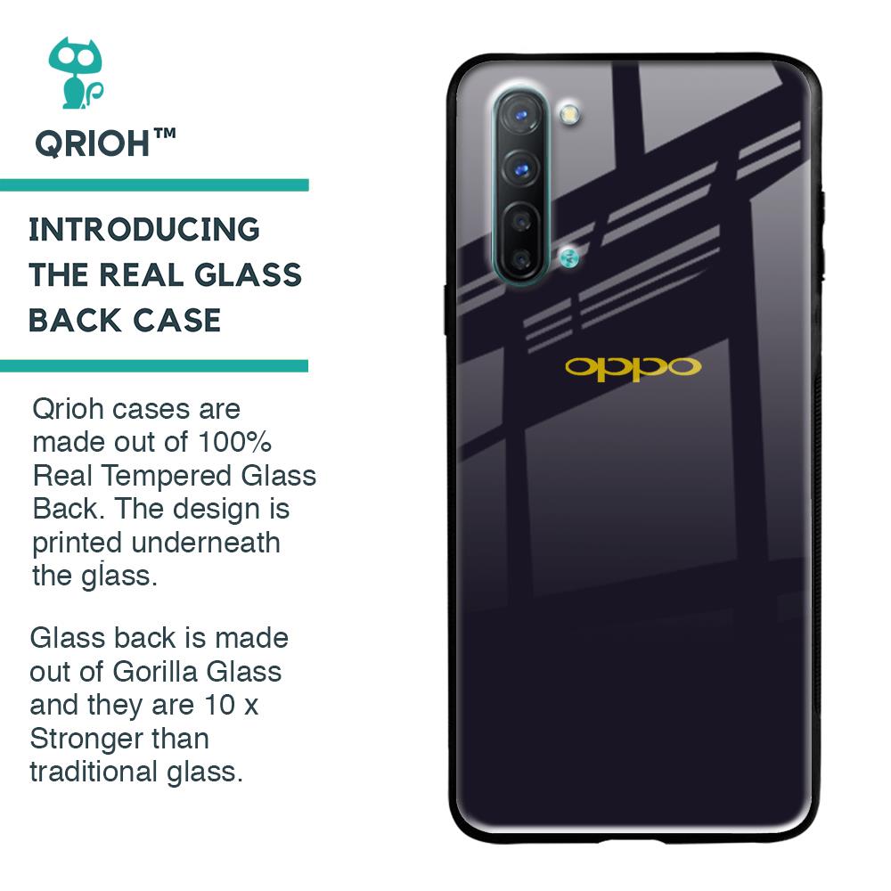 Deadlock Black Glass Case For Oppo Reno 3