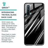 Black & Grey Gradient Glass Case For Oppo Reno 3
