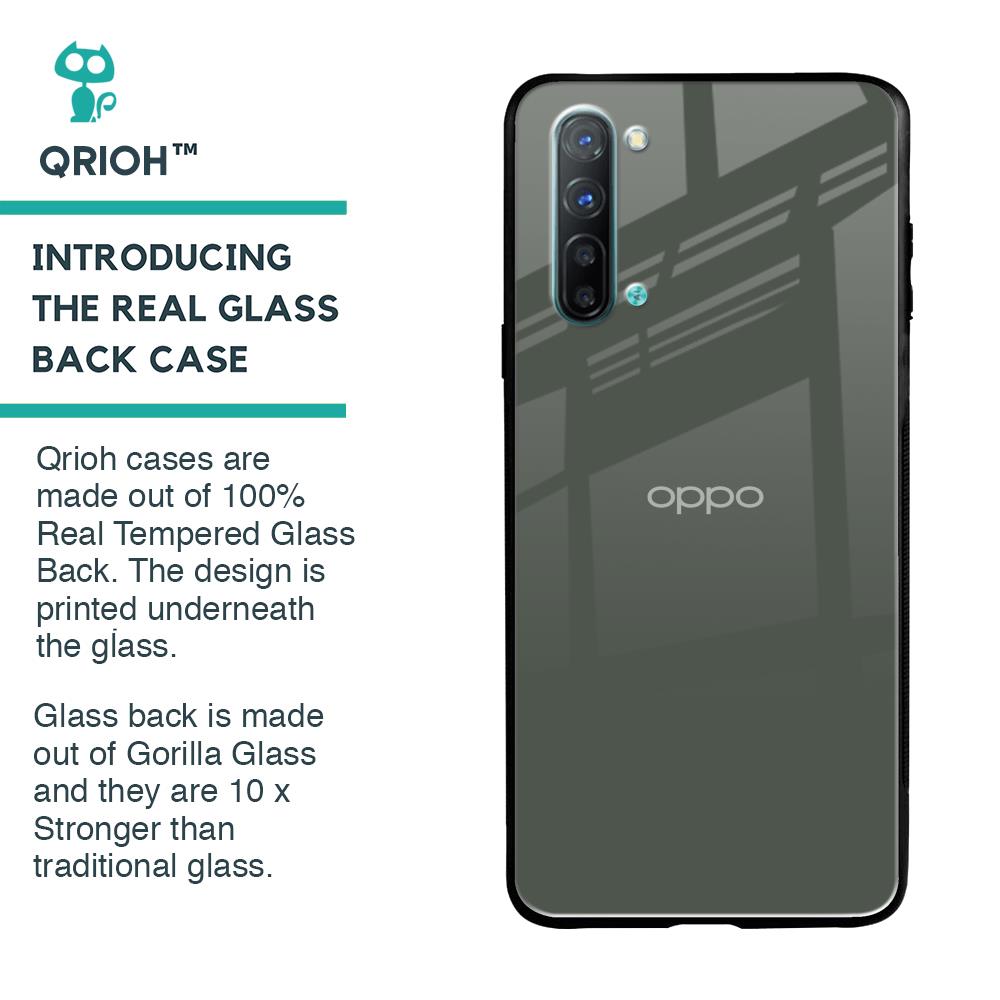 Charcoal Glass Case for Oppo Reno 3