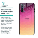 Geometric Pink Diamond Glass Case for Oppo Reno 3