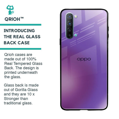 Ultraviolet Gradient Glass Case for Oppo Reno 3