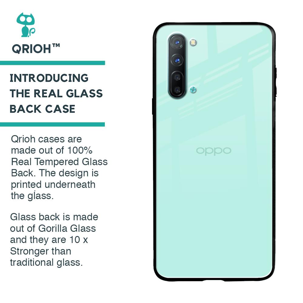 Teal Glass Case for Oppo Reno 3