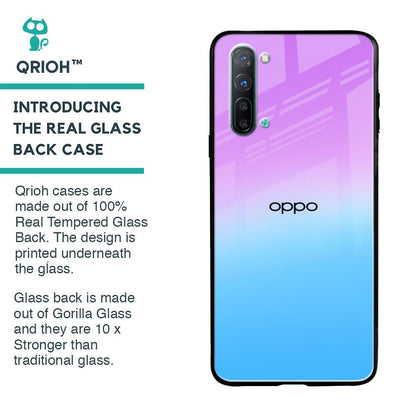 Unicorn Pattern Glass Case for Oppo Reno 3