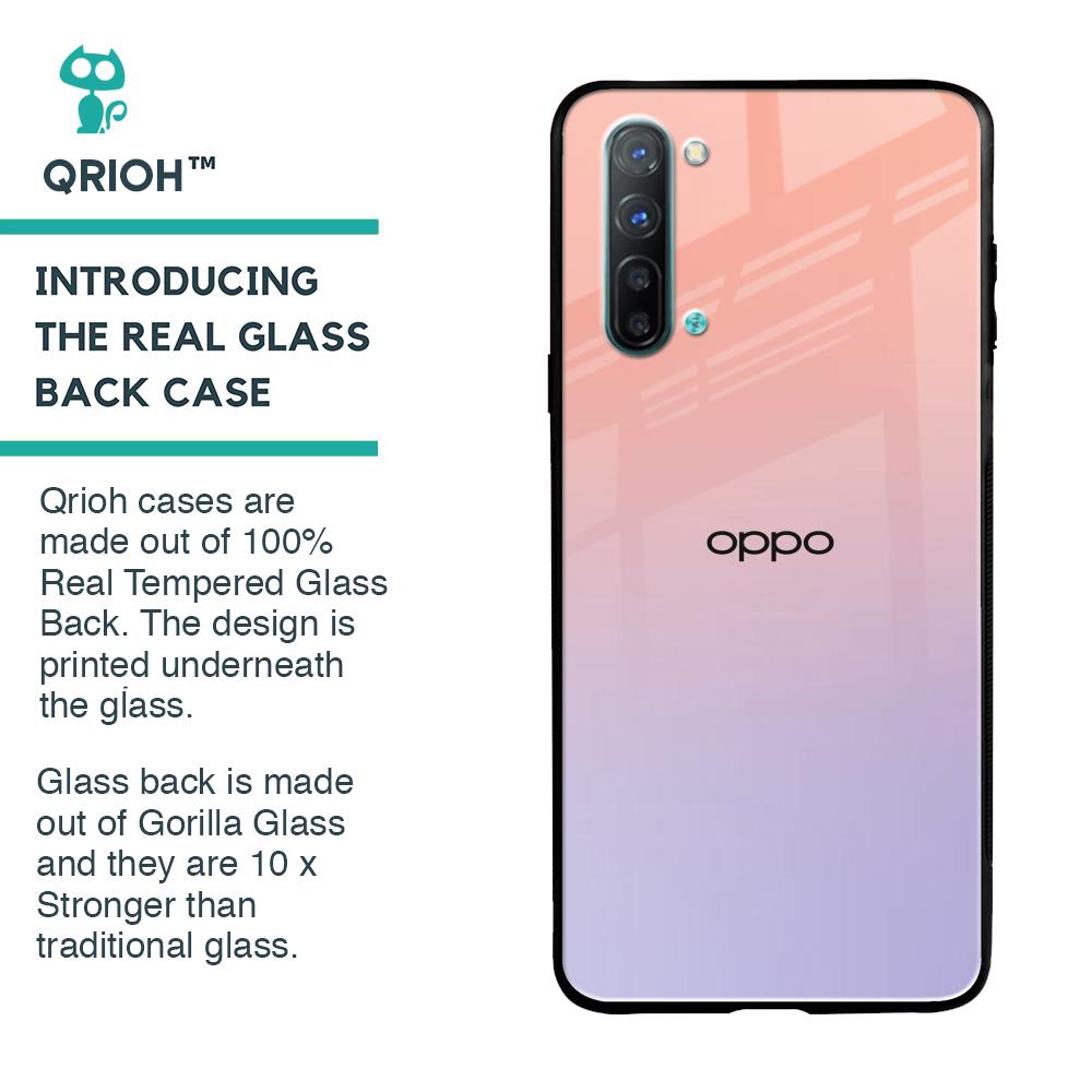 Dawn Gradient Glass Case for Oppo Reno 3