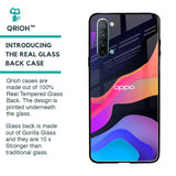 Colorful Fluid Glass Case for Oppo Reno 3