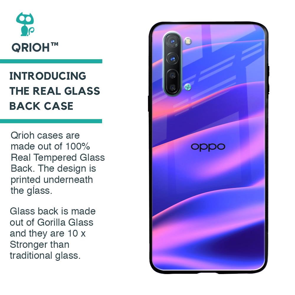 Colorful Dunes Glass Case for Oppo Reno 3