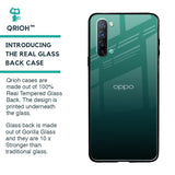 Palm Green Glass Case For Oppo Reno 3